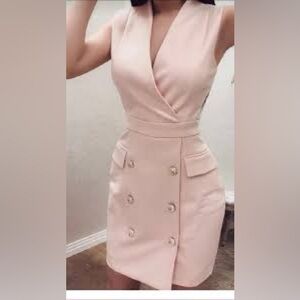 Donnee Par Dieu Thick Blazer Dress